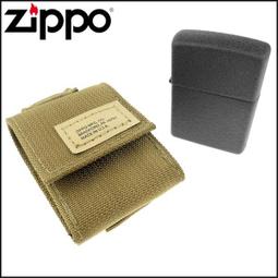 【ZIPPO】美系~MOLLE保護套+黑裂紋烤漆打火機禮盒套組 歷史價格詳細信息