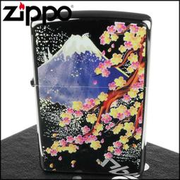ZIPPO Bright art SAKURAFUJI 絢麗櫻花富士山防風打火機 歷史價格詳細信息