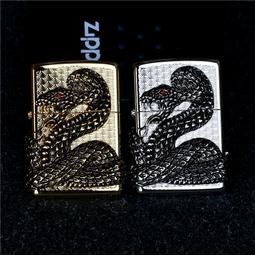 【Zippo】紅眼銀蛇環繞防風打火機(美國防風打火機) 歷史價格詳細信息