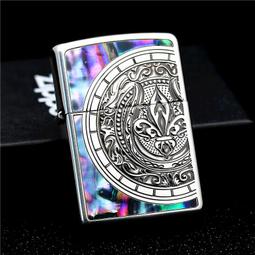 打火機 防風打火機  正品Zippo鍍銀側邊隕石坑盔甲防風個性高檔男士贈禮 歷史價格詳細信息