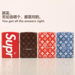zippo supreme  聯名 煤油打火機 歷史價格詳細信息