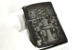 ZIPPO  西洋棋盤(黑銀+亮金)防風打火機 日本設計 ZA-3-145A 歷史價格詳細信息