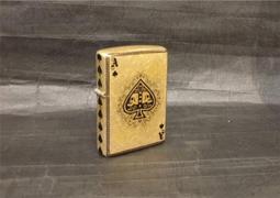 ZIPPO Ace Of Spades Emblem 黑桃王牌立體徽章防風打火機 歷史價格詳細信息