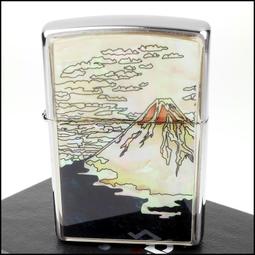 【Zippo】日系~凱風快晴-富士山-天然貝殼加工打火機 歷史價格詳細信息
