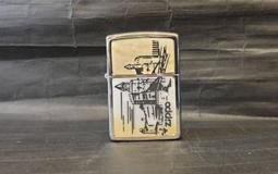 ZIPPO Shell art KOI 貝殼七彩鯉魚防風打火機 歷史價格詳細信息