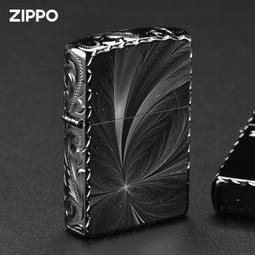 【吉星】原裝正品ZIPPO正版芝寶煤油防風火機黑冰雕刻撲克黑桃A 28323送男 歷史價格詳細信息