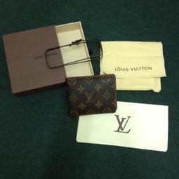 Louis Vuitton 證件夾LV記事本夾 名片夾 信用卡夾 短夾 黑色 二手真品狀況好 有Chanel 歷史價格詳細信息