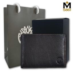 【Timberland】男皮夾 短夾 簡式卡夾+鑰匙圈套組 品牌盒裝+原廠提袋／棕色 歷史價格詳細信息