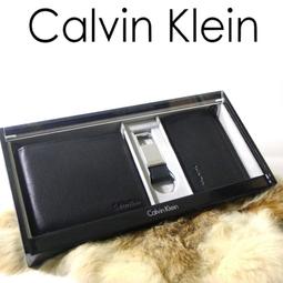 ◎全新100% Calvin Klein原廠正品黑色白線款皮夾+CK鑰匙圈禮盒組◎可+ck紙袋 歷史價格詳細信息