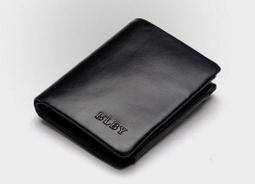 真皮短夾男皮夾-豎款商務素面牛皮男錢包72y49【獨家進口】【米蘭精品】 歷史價格詳細信息