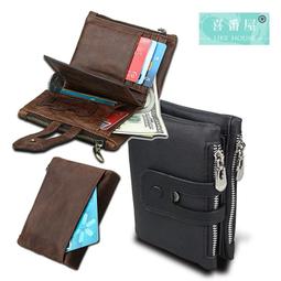 短夾 男生皮夾 錢包 9卡 拉鍊中翻 Titan2系列-0103-10502-黑色-Crocodile 鱷魚皮件 歷史價格詳細信息