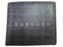 ~雪黛屋~18NINO81 短夾紳士短皮夾進口專櫃100%進口牛皮 歷史價格詳細信息