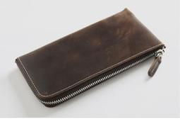 零錢包 真皮 手拿包-純色簡約雙拉鍊牛皮女包包5色73wz24[獨家進口][米蘭精品] 歷史價格詳細信息