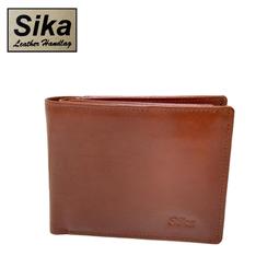 Sika義大利牛皮雙拉鍊中夾-A8246-01原味褐 歷史價格詳細信息