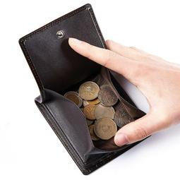 錢包 皮夾 短款錢包 男女士真皮錢包2021新款頭層牛皮高端拉鏈防盜刷容量卡位多短款 歷史價格詳細信息