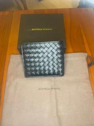 BOTTEGA VENETA BV Intrecciato 小羊皮編織翻蓋錢包/斜背包(深藍色) 歷史價格詳細信息