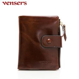 【vensers】小牛皮潮流個性皮夾~ 短夾多卡位 素色短夾 對折短夾 可放零錢 (TA302901黑色短夾) 歷史價格詳細信息