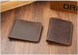 ㊣木村井泓 頭層牛皮真皮拉鍊短夾 短錢包 皮夾 (E3511) 歷史價格詳細信息