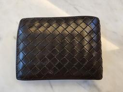 BOTTEGA VENETA BV Intrecciato 小羊皮編織翻蓋錢包/斜背包(深藍色) 歷史價格詳細信息