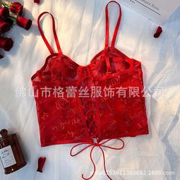 情趣内衣 情趣網衣 性感内衣紅辣椒新款透視內衣鏤空抹胸包臀裙點鉆情趣性感誘惑連體網衣批發 歷史價格詳細信息