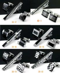 袖扣領夾套組╭☆°來福艾妮＊精美拉絲工藝銀色多款精緻領夾+袖扣套組390元 歷史價格詳細信息