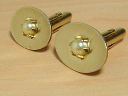 【晶玉石】罕見絕版1960年代古董金屬袖扣鈕釦扣子領帶夾領夾~翻袖襯衫專用~與SWANK同年代~90一元起標 歷史價格詳細信息