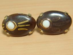 【晶玉石】罕見絕版1960年代古董金屬袖扣鈕釦扣子領帶夾領夾~翻袖襯衫專用~與SWANK同年代~90一元起標 歷史價格詳細信息