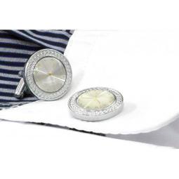 【99074】職業男女OFFICE ☆ STAR 質感深灰色袖釦 歷史價格詳細信息