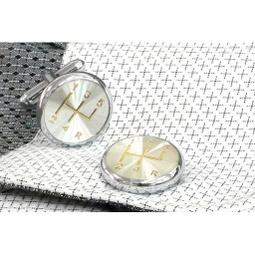 【99043】職業男女OFFICE ☆ STAR I自行水鑽黑色質感袖釦 歷史價格詳細信息