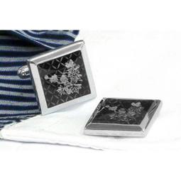 【99080】職業男女OFFICE ☆ STAR 內斂黑圓形袖釦 歷史價格詳細信息