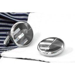 【99044】職業男女OFFICE ☆ STAR 雙排水鑽黑色質感袖釦 歷史價格詳細信息