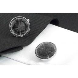 【99080】職業男女OFFICE ☆ STAR 內斂黑圓形袖釦 歷史價格詳細信息