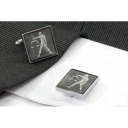 【99046】職業男女OFFICE ☆ STAR 藍色簡約風質感袖釦 歷史價格詳細信息