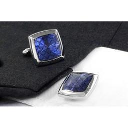 【99046】職業男女OFFICE ☆ STAR 藍色簡約風質感袖釦 歷史價格詳細信息