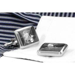 【99074】職業男女OFFICE ☆ STAR 質感深灰色袖釦 歷史價格詳細信息