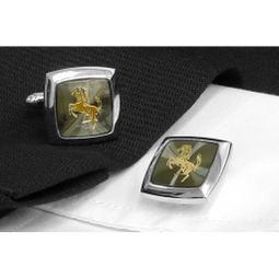 【99080】職業男女OFFICE ☆ STAR 內斂黑圓形袖釦 歷史價格詳細信息