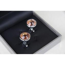 【99043】職業男女OFFICE ☆ STAR I自行水鑽黑色質感袖釦 歷史價格詳細信息