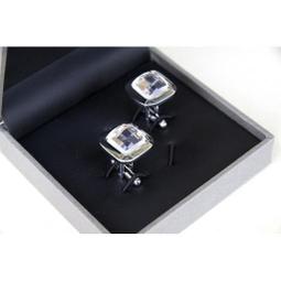 【99043】職業男女OFFICE ☆ STAR I自行水鑽黑色質感袖釦 歷史價格詳細信息