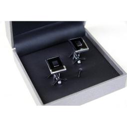 【99046】職業男女OFFICE ☆ STAR 藍色簡約風質感袖釦 歷史價格詳細信息