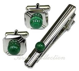 孔雀石領夾袖扣組 領夾0.6x5公分 袖扣1.5x1.5公分 A03-405A 價格比較,價格查詢,歷史價格詳細信息