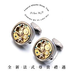 機械袖扣 機蕊袖扣 機械齒輪袖扣 個性蒸汽朋克風方形鏤空機械袖扣 復古精致機芯男士法式襯衫袖釘 歷史價格詳細信息