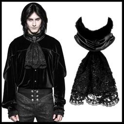 ＊MINI PUNK LOLO＊黑暗哥德傳說-暗黑宴會廳的神秘公爵華麗暗紋荷葉邊哥德襯衫GOTHIC(SHT03302) 歷史價格詳細信息