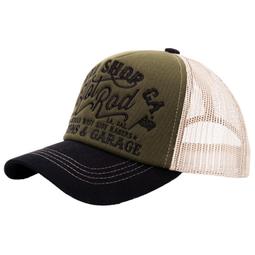 【德國Louis】King Kerosin棒球帽 休閒透氣網格卡車司機帽子重型機車重機摩托車騎士復古潮帽50907903 歷史價格詳細信息