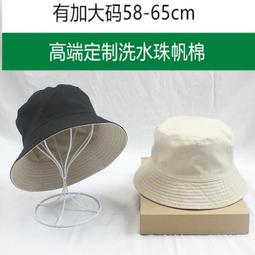 [大頭圍]純色漁夫帽子 男生夏天加大碼雙面漁夫帽子 日系女生薄款防曬遮陽帽子 盆帽 漁夫帽 歷史價格詳細信息