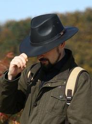 帽子 頭層牛皮手工縫制復古民族風男女士遮陽真皮騎士帽美國西部牛仔帽 歷史價格詳細信息