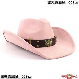 牛仔帽 帽子 太陽帽 遮陽帽 跨境新款西部牛仔帽麂皮絨棕色爵士禮帽男女士民族風秋冬大檐帽 歷史價格詳細信息