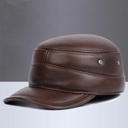 ~皮皮創~英倫風中性帥氣復古休閒帽*小羊皮帽子真皮鴨舌帽棒球帽* 歷史價格詳細信息