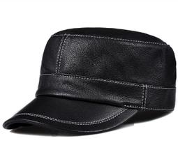 ~皮皮創~英倫風復古毛絨護耳棒球帽 極簡百搭頭層牛皮鴨舌帽旅行休閒帽出遊滑雪帽 護耳兩用可反折 歷史價格詳細信息