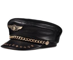 ~皮皮創~英倫風復古毛絨護耳棒球帽 極簡百搭頭層牛皮鴨舌帽旅行休閒帽出遊滑雪帽 護耳兩用可反折 歷史價格詳細信息