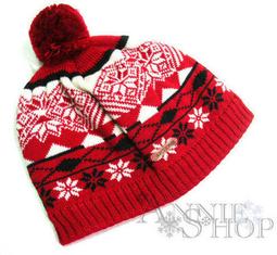 ARCRIX FOX((ACTIONFOX))★紅色中性提花菱格紋針織帽-狐狸金線刺繡LOGO★0196．獨家 歷史價格詳細信息